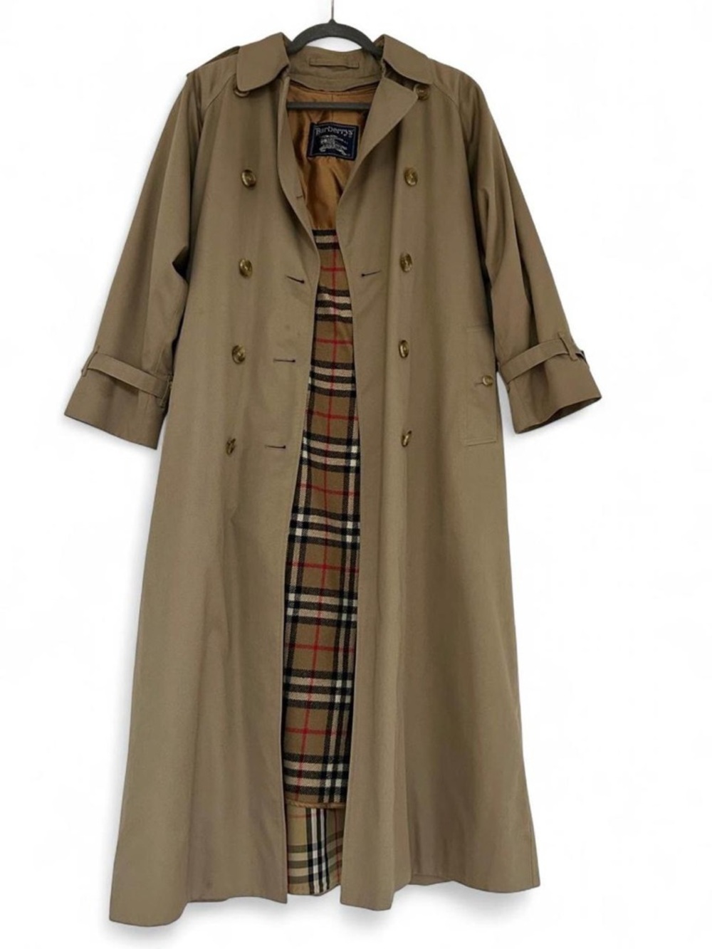 Pristine Grail: Vintage Burberrys XLONG Trench Coat + Wool Liner + Belt - Picture 2 of 15